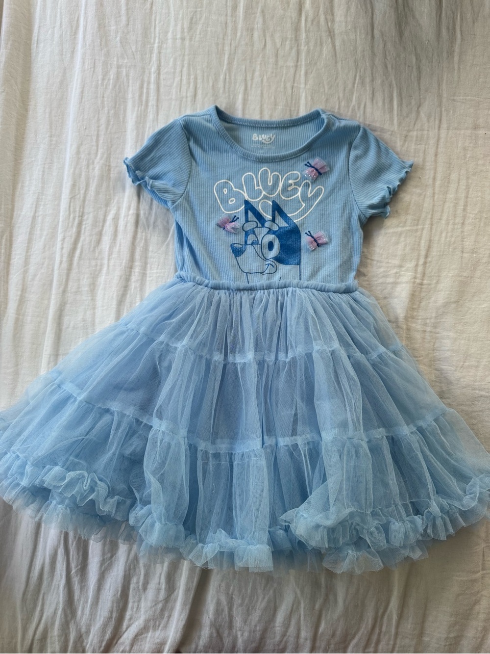 Blue Character Tulle Dress for Kids by Bluey